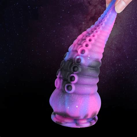 Consolo Dildo Silicone Tentáculo Polvo Octopus Masturbação Ventosa Penetrador Hentai Ventosa