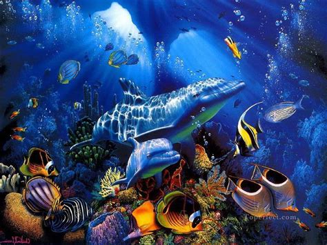 Underwater Oil Painting