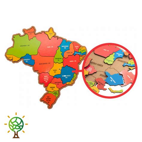 Quebra Cabe A Mapa Do Brasil Megamente