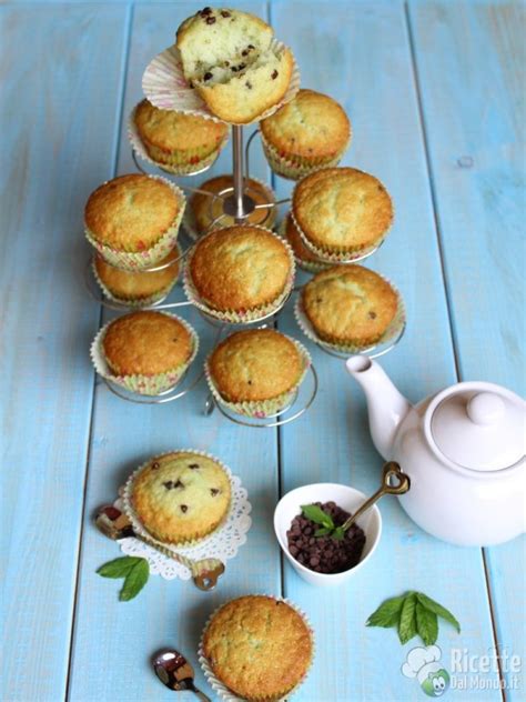 Muffin Menta E Gocce Di Cioccolato RicetteDalMondo It