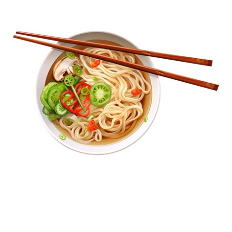 Noodles In Broth Transparent Background 44248827 Png