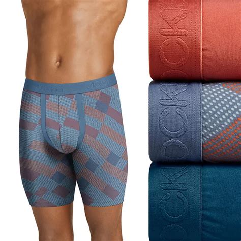 Men S Jockey® 3 Pack Chafe Proof Pouch Stretch 8 5 Midway Boxer Briefs