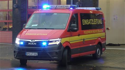 Regenwetter Wachausfahrt Elw Hlf Berufsfeuerwehr Wilhelmshaven