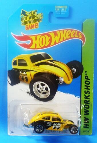 HOT WHEELS MOON EYES CUSTOM VOLKSWAGEN BEETLE 2014 WORKSHOP 247 250 1