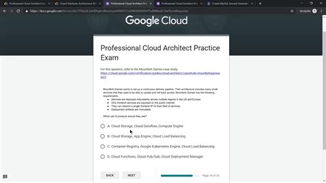 Gcp Professional Cloud Architect Mountkirk Games Practice Question