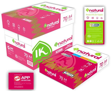 Ik Natural A4 Paper 70gsm 500s Khongfah Online Store