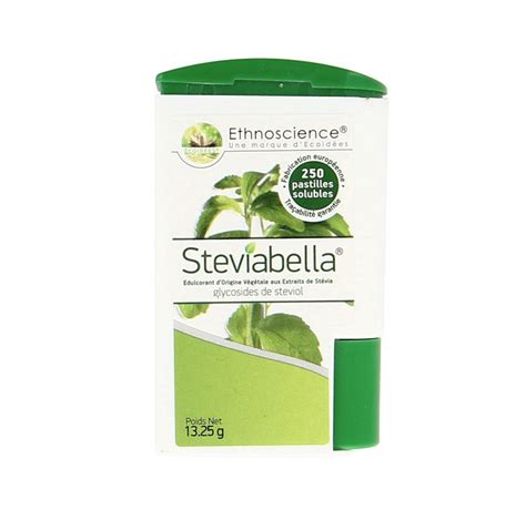 Stévia Édulcorant Naturel 250 Pastilles Solubles Ecoidées