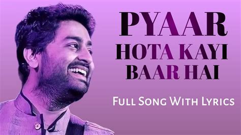 Pyaar Hota Kayi Baar Hai Lyrics Arijit Singh Ranbir Kapoor Sharddha