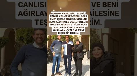 Mahsun Kirmizig L Sevg L Nad Re Ablam Ve De Erl O Lu Mer Kale