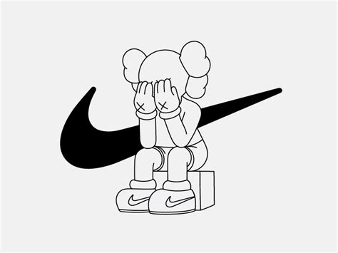 Kaws Nike Print Homeless Penthouse Nike Art Kaws Wallpaper Mini