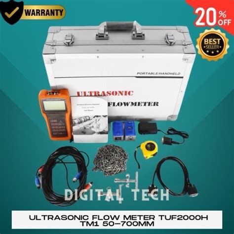 Jual Ultrasonic Flow Meter TUF2000H Liquid Tester Meter 50 700mm TUF