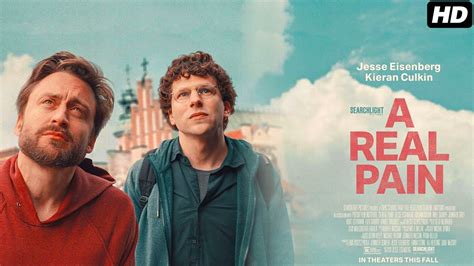 A Real Pain Movie Jesse Eisenberg Kieran Culkin Will Sharpe