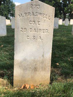 Pvt Mathew Braswell 1838 1864 Find A Grave Memorial