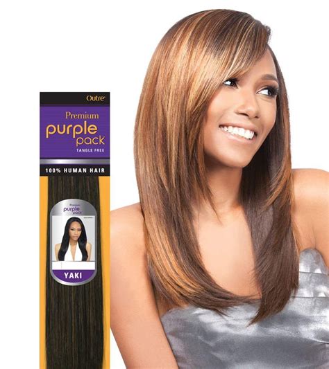 Outre Premium Purple Pack Yaki 100 Human Hair 10 18 Walmart