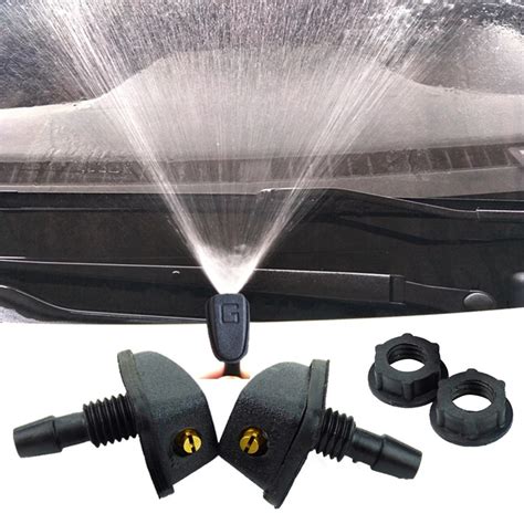 Pcs Car Windshield Wiper Washer Spray Nozzle For Mitsubishi Asx Lancer