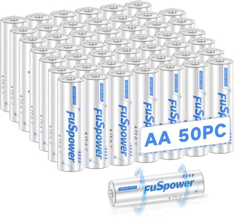 Amazon Fuspower AA Batteries AA LR6 Battery 1 5V Double A Battery