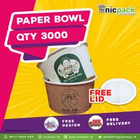 Jual Cetak Paper Bowl Terlengkap Harga Terbaru Mei Cicilan