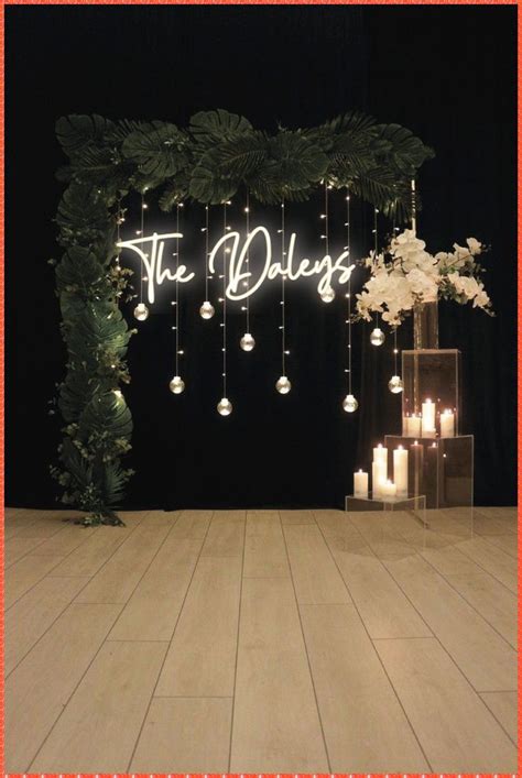 Custom Wedding Neon Sign Last Name Light Decor Bar Sign Etsy