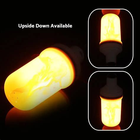 Usb Rechargeable Modes Flame Lights Led Flame Effect Simulated Fire