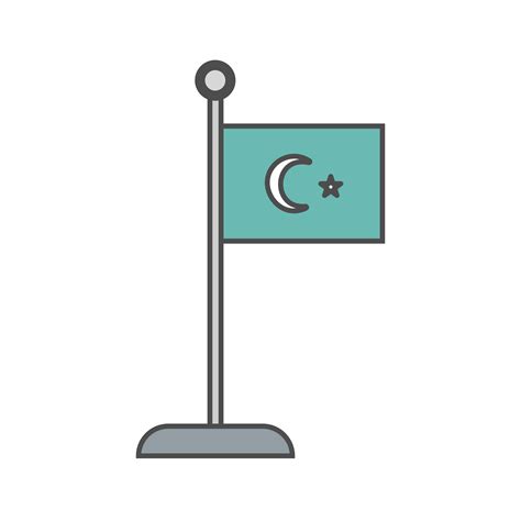 Islamic Flag Vector Icon 379961 Vector Art at Vecteezy