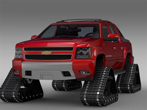 Chevrolet Avalanche Z71 Crawler 3d Model Max Obj 3ds Fbx C4d Lwo Lw Lws