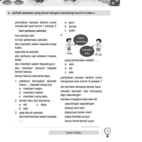 Latihan Soal Membaca Kelas 1 Sd