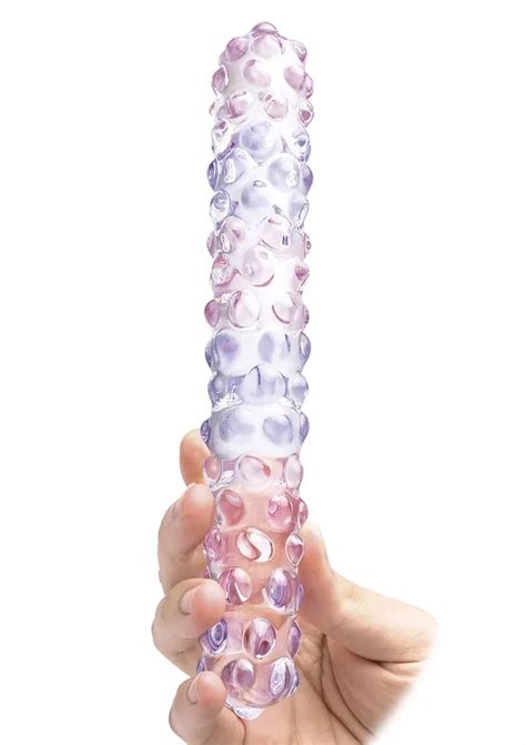 Purple Rose Nubby 9 Inch Dildo Sex Toys Passion Shop