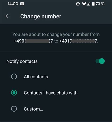 How To Find And Change Your Whatsapp Phone Number Android Authority