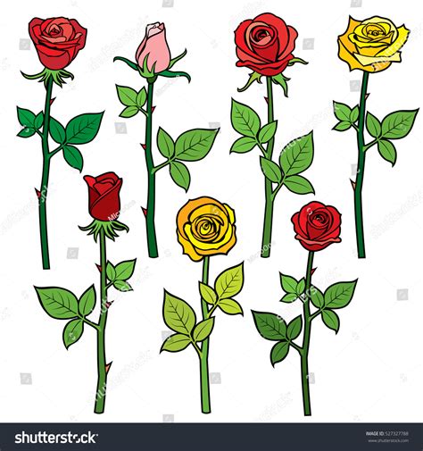 5,575 Vector rose stem tattoo Images, Stock Photos & Vectors | Shutterstock