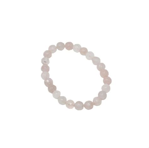 Rose Quartz Bracelet Mm Fac Crystalis Crystals Shop