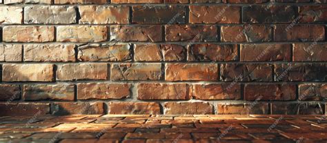 Premium Photo | Ceramic brick tile wall design