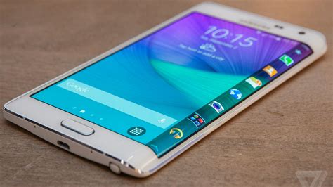 Samsungs Galaxy Note Edge Is Now Available From Verizon The Verge