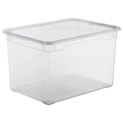 BAC DE RANGEMENT 46L TRANSPARENT 55 X 37 5 X 31 5 Cm 4150001