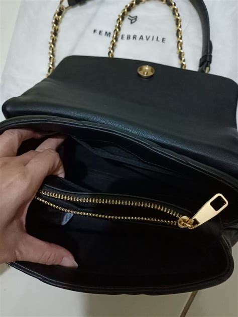 Tas Hitam Quilted Fesyen Wanita Tas And Dompet Di Carousell