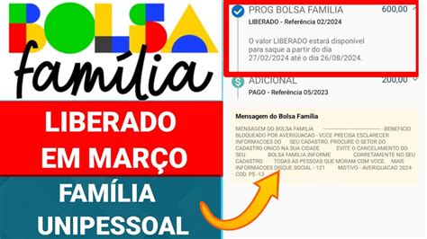 Bolsa Fam Lia Bloqueado Quem Mora Sozinho Pagamento Liberado Agora Em