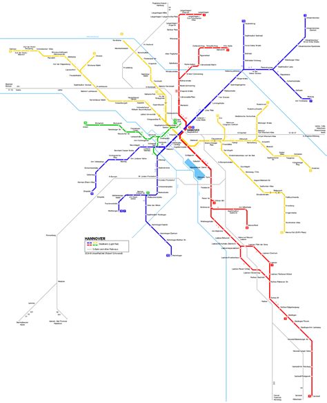 Urbanrailnet Europe Germany Hannover Stadtbahn Light Rail