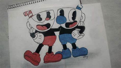 Cuphead Mugman Dibujo Arte Amino Amino