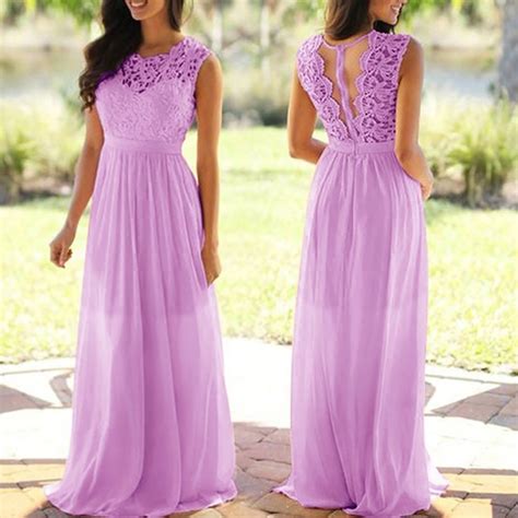 Magenta Lace Bridesmaid Dresses