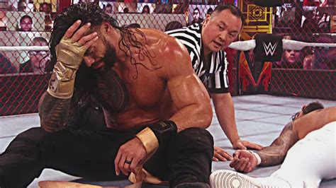 Roman Reigns Makes Jey Uso Say “i Quit” Inside Hell In A Cell