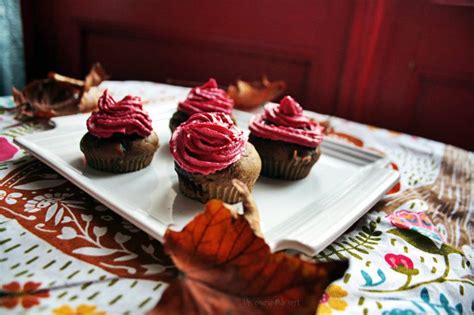 Cupcakes La Betterave Et Aux Cranberries Un Courant De Vert