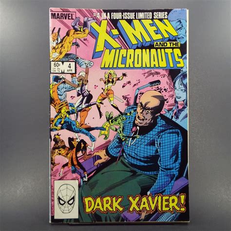 X Men And The Micronauts Marvel Comics April Dark Xavier