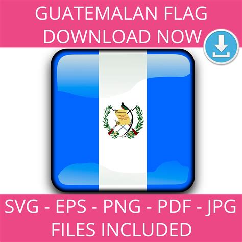 Guatemalan Flag Svg Png Clipart Vector Graphic Svg Eps Etsy Artofit