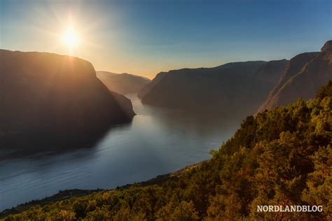 Stegastein Perfekte Aussicht Auf Den Aurlandsfjord Norwegen