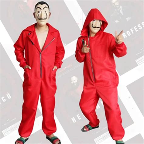 Salvador Dali Costume Movie Money Heist La Casa De Papel Cosplay