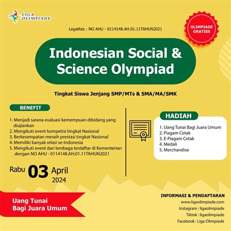 Indonesian Social Science Olympiad Olimpiade