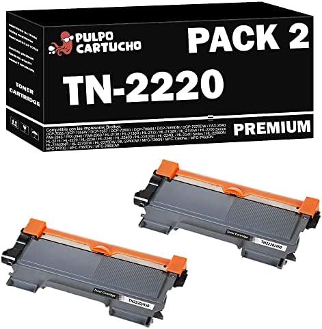 Pulpo Cartucho Pack Toner Gen Rico Tn Negro Compatible Con