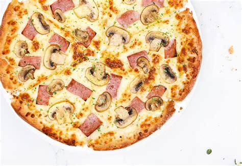 Pizza Ham And Mushrooms Dominos Pizza