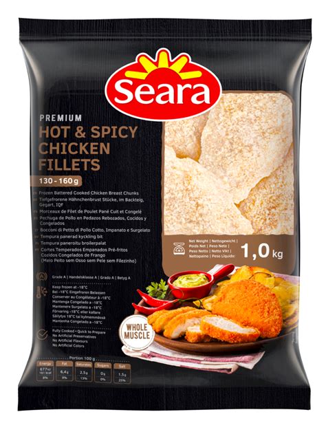 Hot And Spicy Chicken Mini Fillets Seara Meats Uk