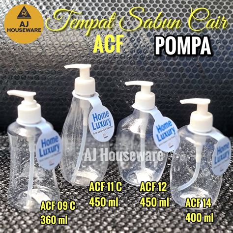 Jual BOTOL SABUN CAIR ACF DISPENSER TEMPAT SABUN CAIR POMPA ONYX