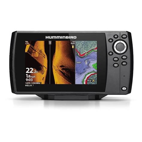 The HELIX 7 CHIRP MEGA SI GPS G4 Fish Finder Features MEGA Side Imaging